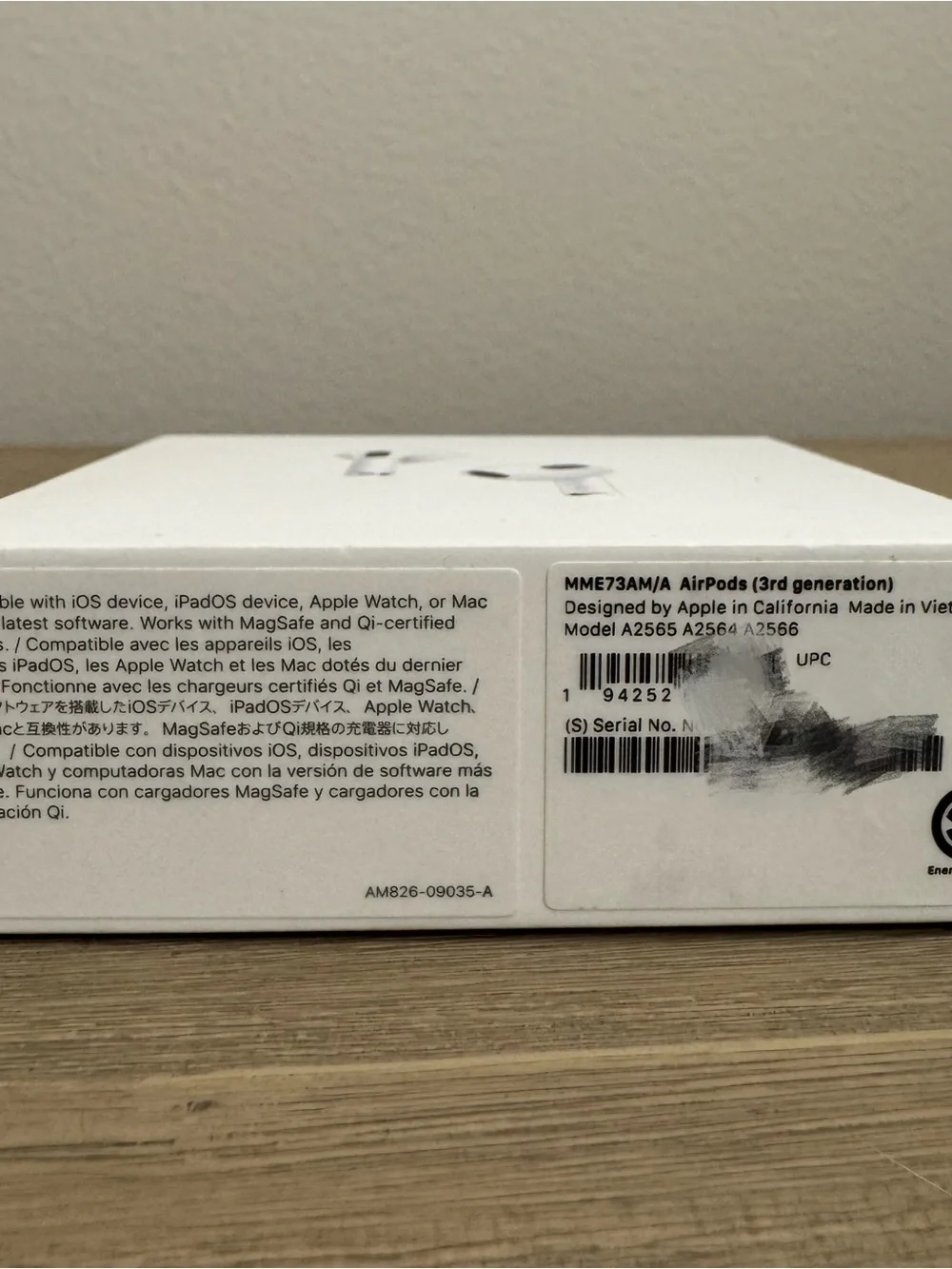 Apple AirPods (3rd Gen) Wireless Earbuds - White